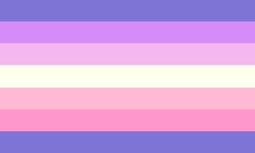 trans demigirl flag